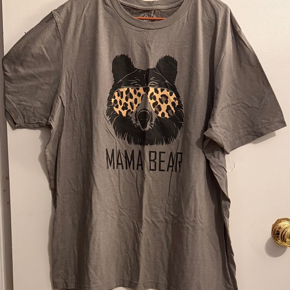 Gray Mama Bear Women’s T-Shirt 3X